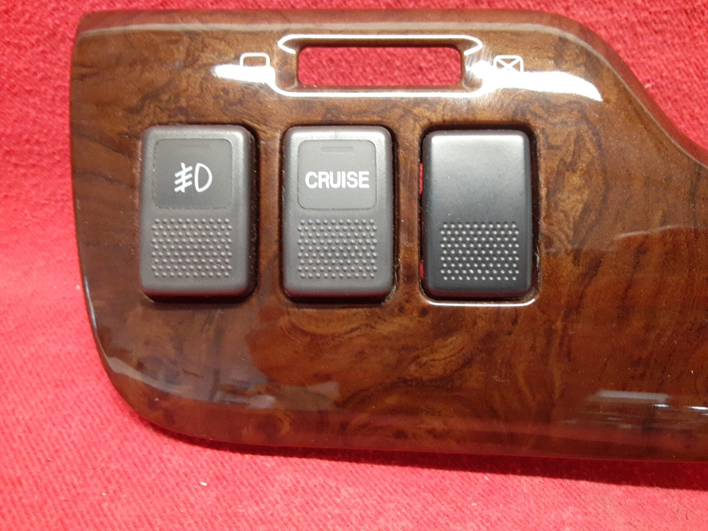 2000 2001 2002 2003 2004 Subaru Legacy Outback Fog Cruise Switch Woodgrain Bezel