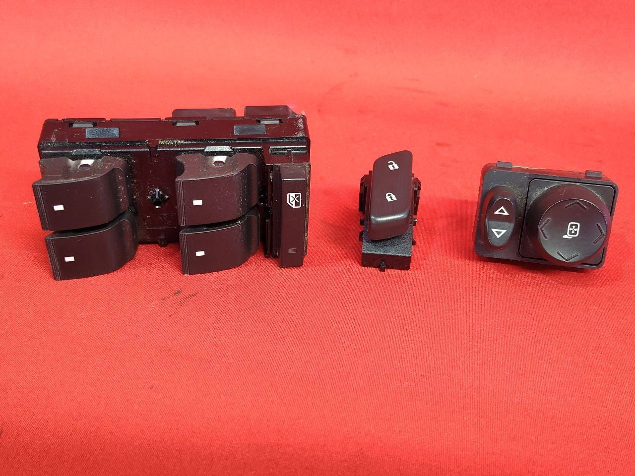 2009-2017 Chevy Traverse Master Window Mirror Door Lock Switch SET Blue Lagoon