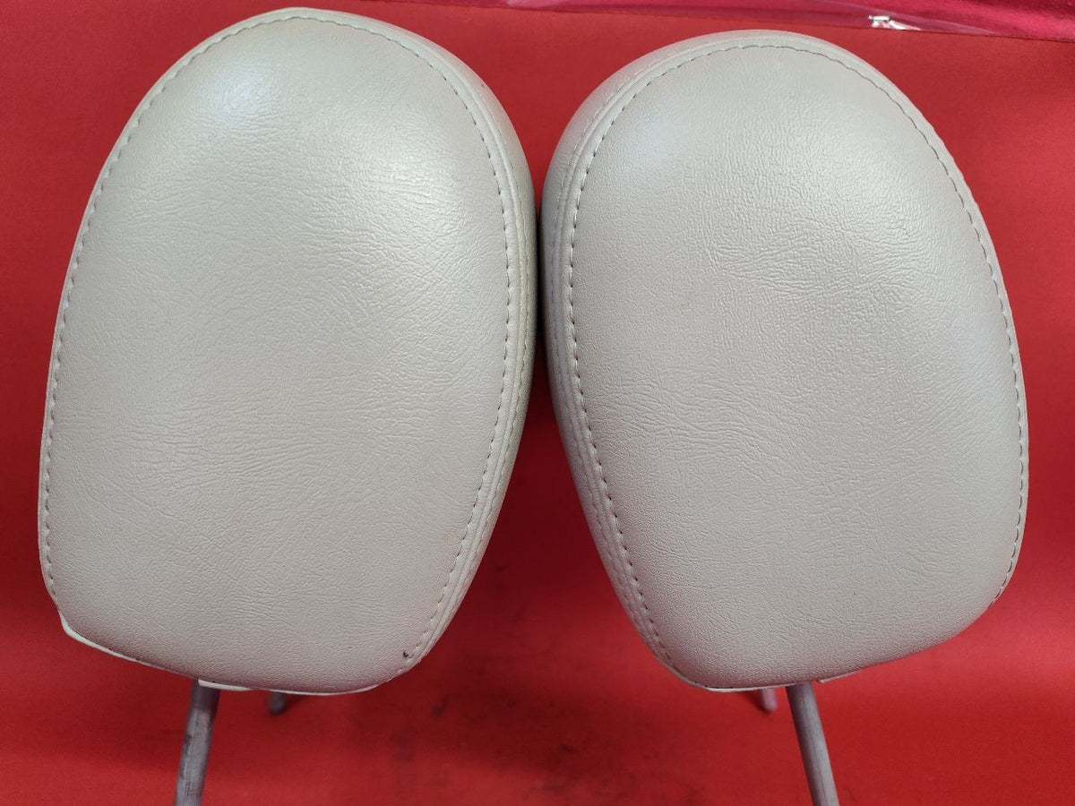 2003-2007 Chevrolet Chevy Cadillac GMC FRONT Headrest Set Leather Beige