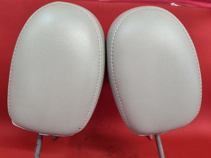 2003-2007 Chevrolet Chevy Cadillac GMC FRONT Headrest Set Leather Beige
