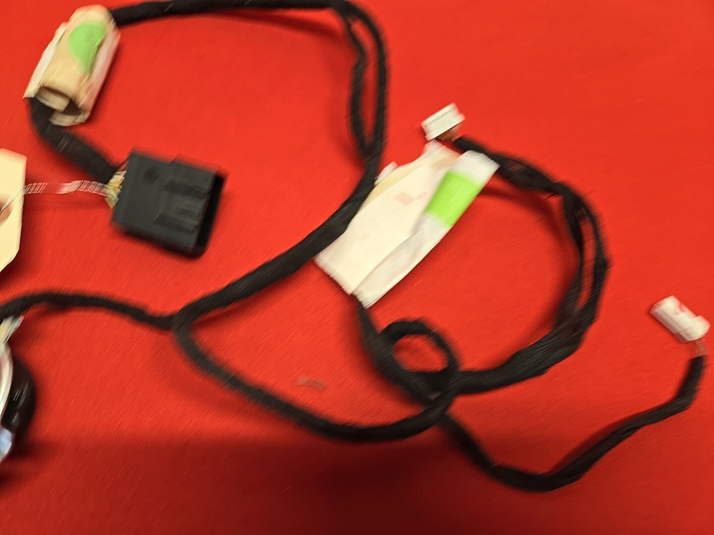 2003 - 2012 Maserati Quattroporte REAR LEFT DRIVER Door WIRING HARNESS & Tweeter