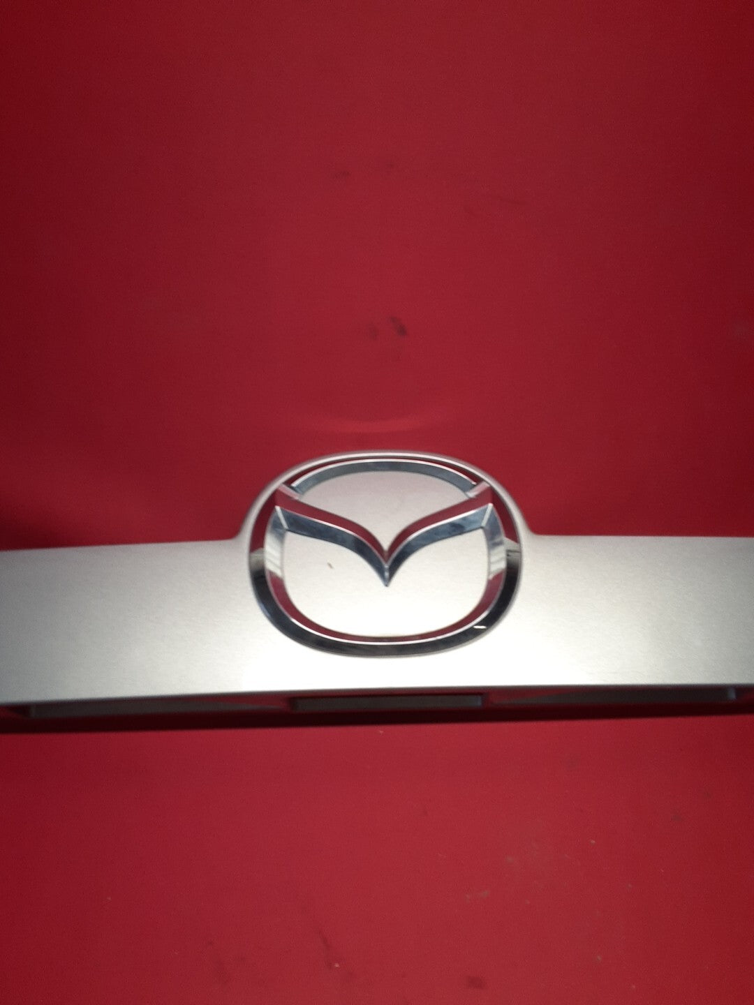 2007 Mazda CX-7 Lift Gate Handle Panel Moist Silver Metallic 30S