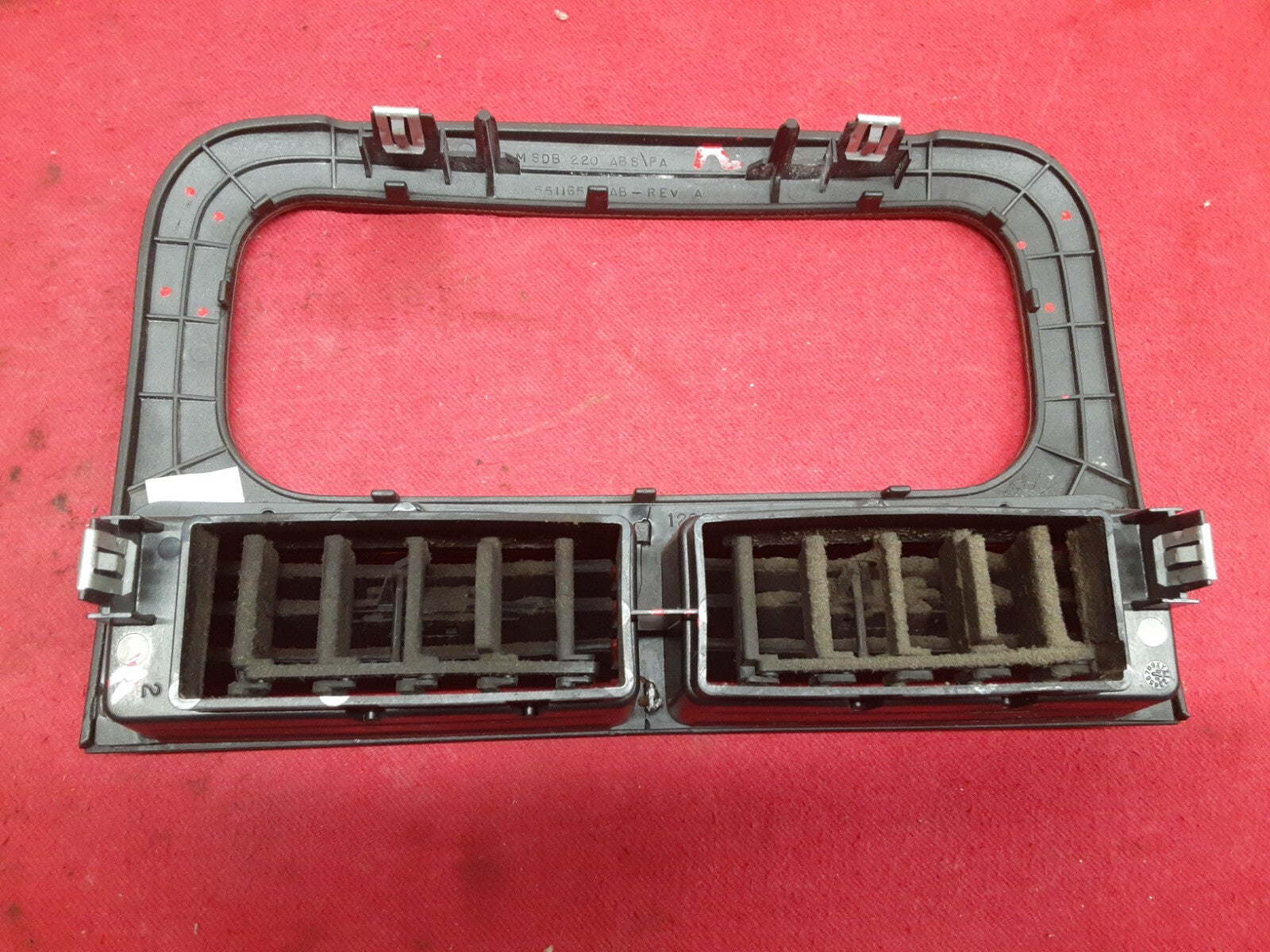 2002 2003 2004 Jeep Grand Cherokee OVERLAND Redwood Wood Burl Radio Vent Bezel