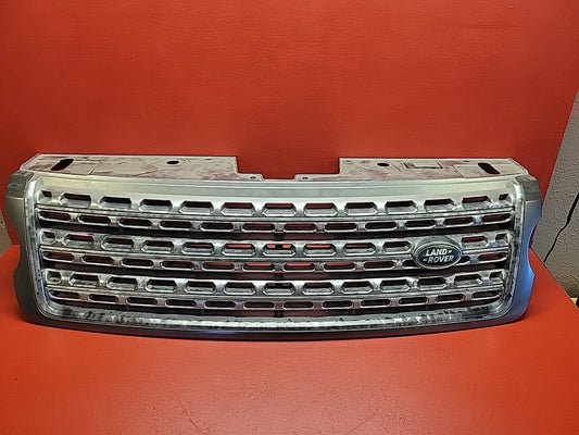 2013-2019 Land Rover Range Rover Front Upper Grille Silver LR077427
