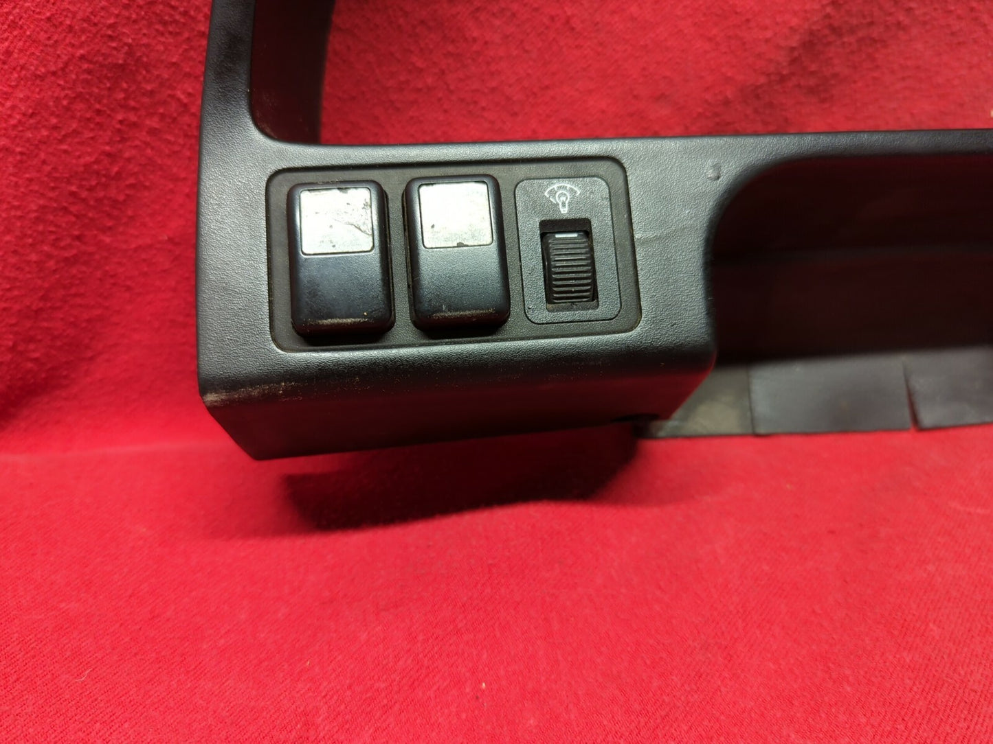 1990 1991 Honda Civic 4 Door Sedan - Instrument Cluster Bezel - W/ Switches