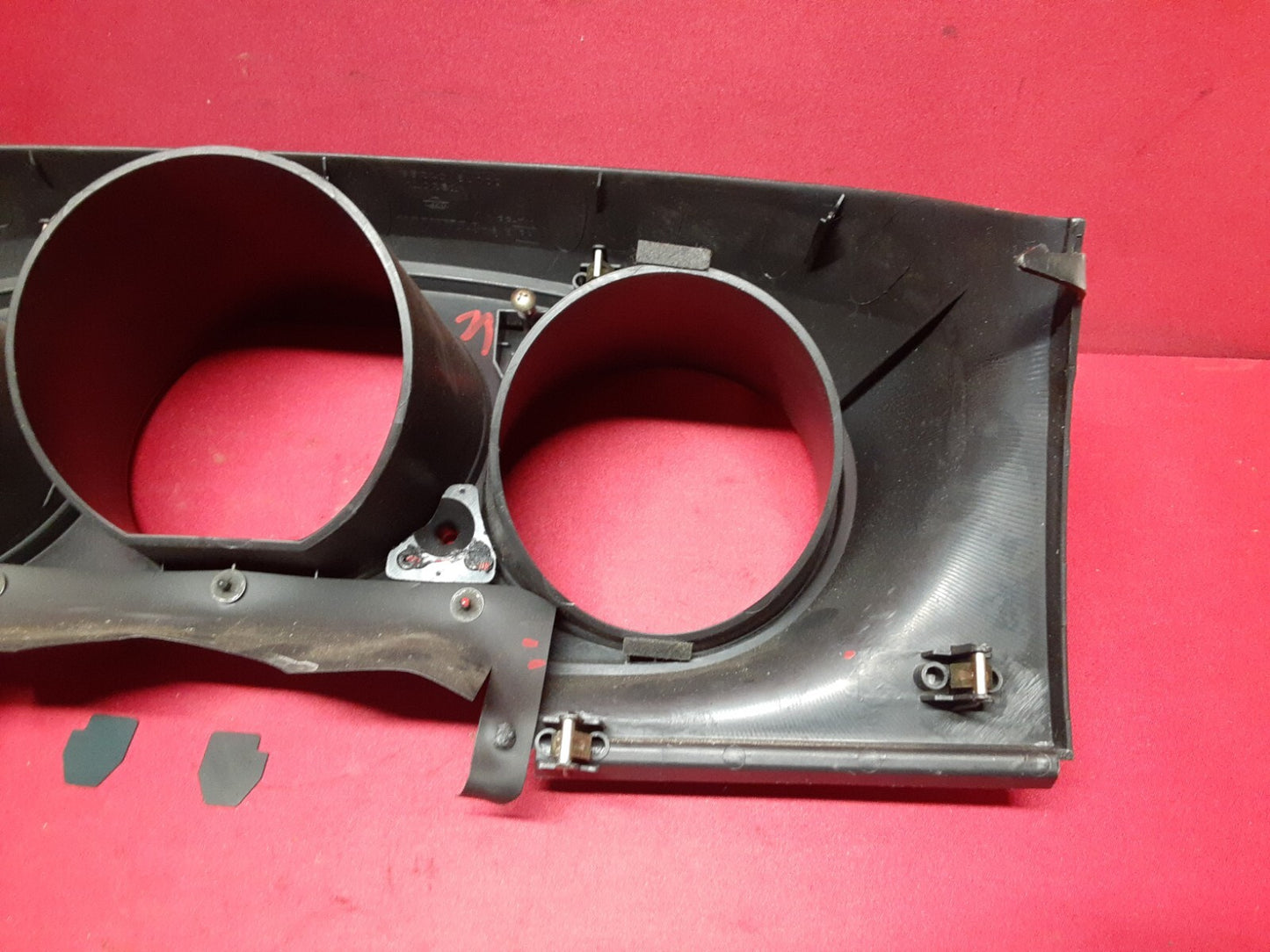 2002 Nissan Altima Speedometer Cluster Dash Trim Bezel RED CARBON 68240-8J001