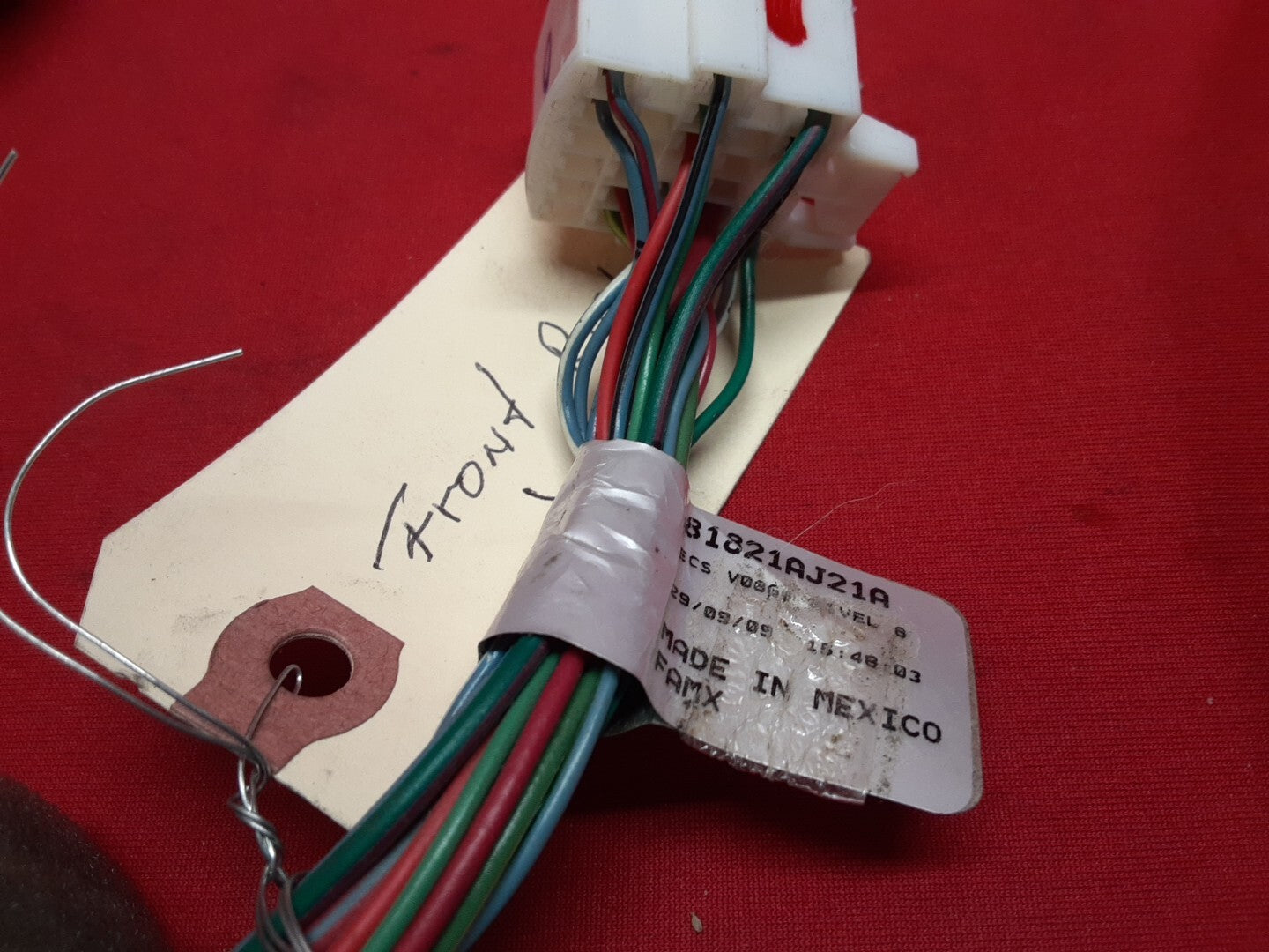 2010 Subaru Outback Front Right Driver Door Wiring Harness Complete 81821AJ21A