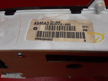 2001 - 2003 Dodge Durango Speedometer Instrument Cluster P56045646AD