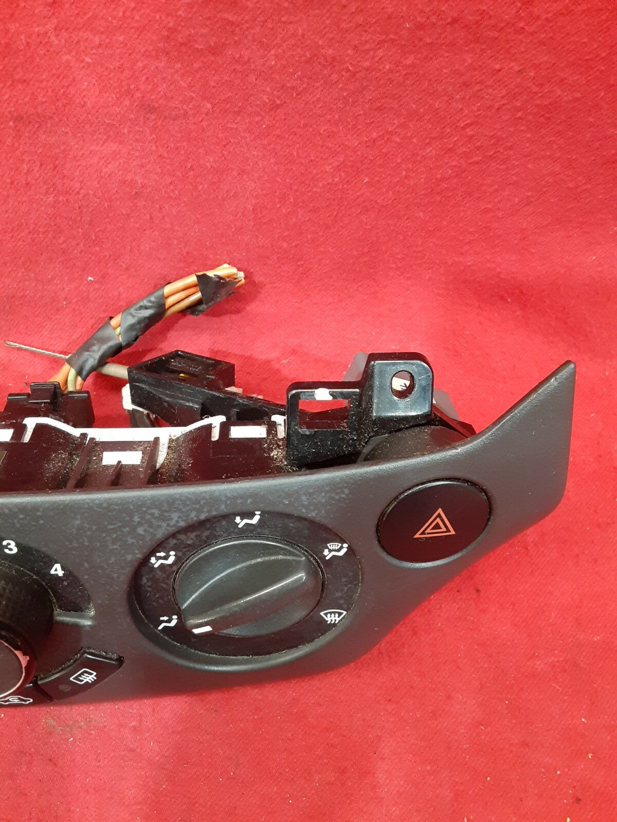 Chevrolet Chevy Aveo Climate Control Hazard 4 Way Button Knob Bezel