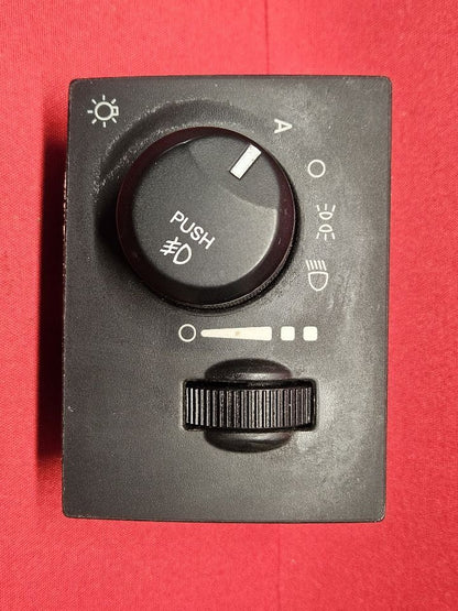 2005-2010 Mopar Dodge Chrysler Headlight Lamp Switch Rheostat Dimmer w/ PUSH FOG