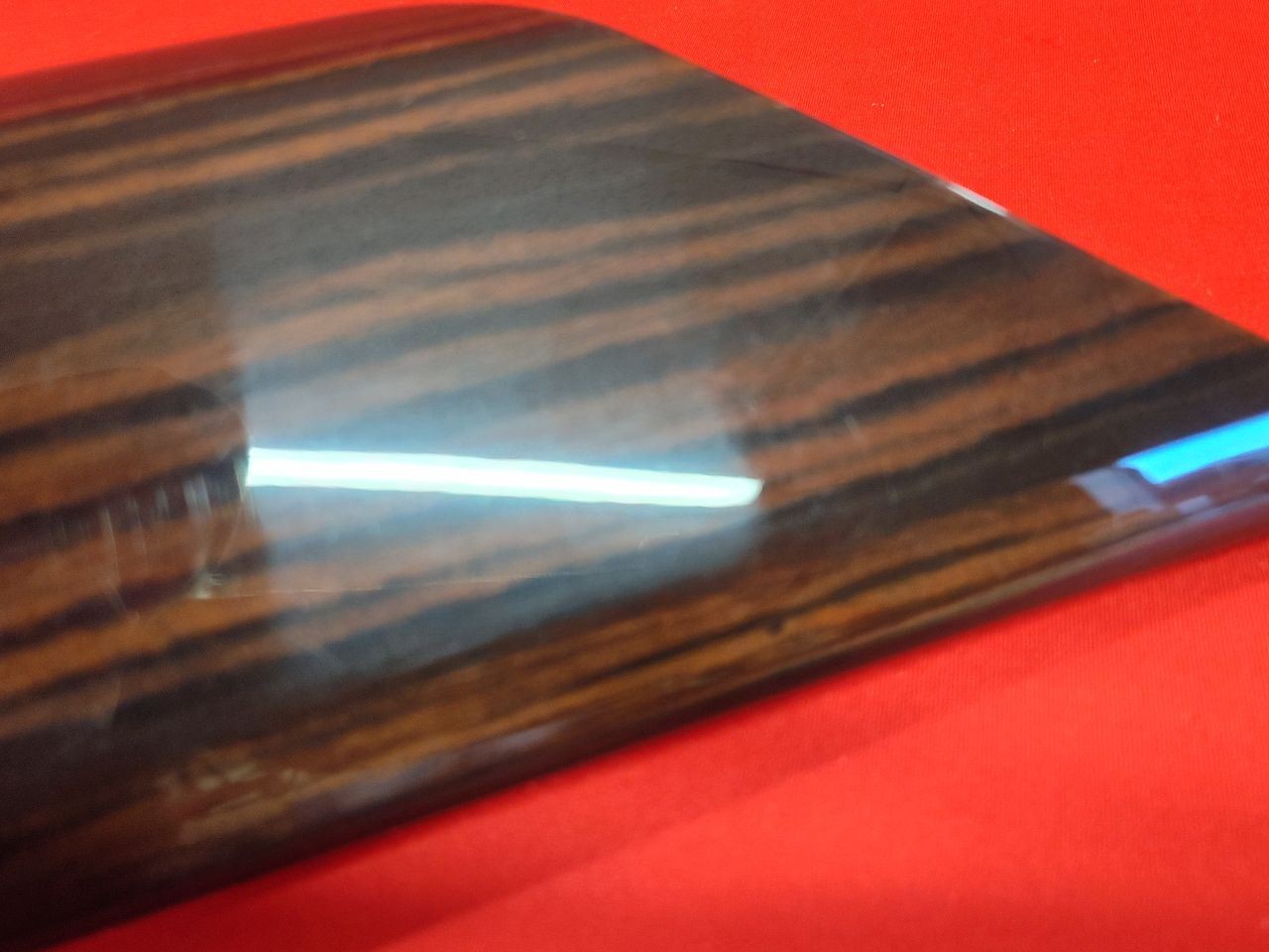 2013-2017 Range Rover LEFT REAR DRIVER Door Trim Panel Ebony Macassar Wood