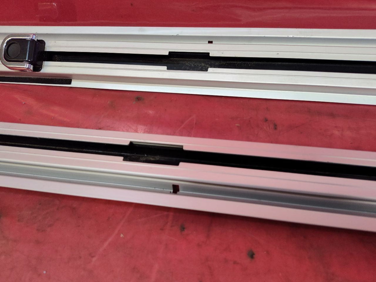 2004-2010 BMW X3 Rear Trunk Cargo Tie Down Lashing Rails w/ D Rings Full Set