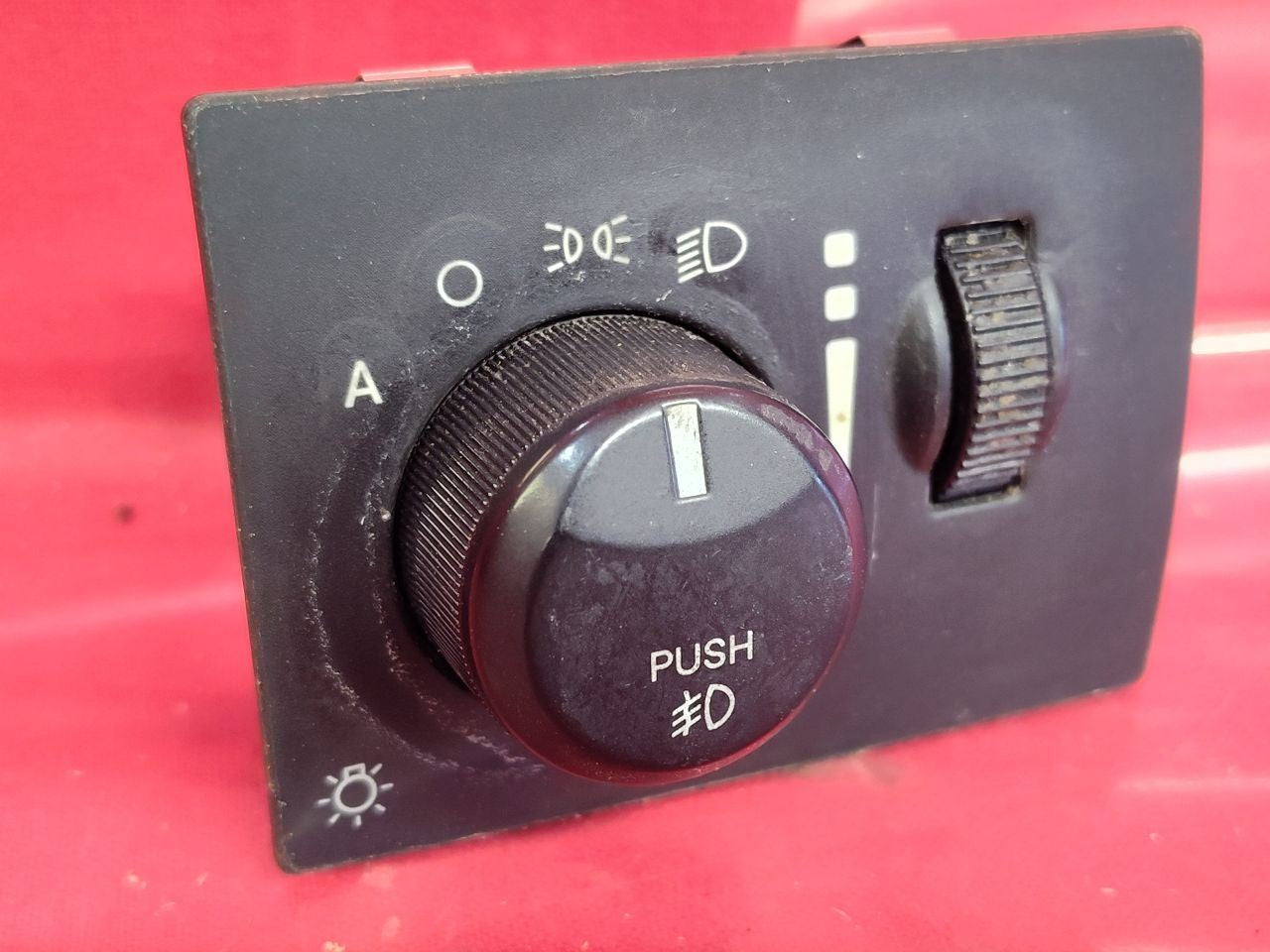 2005-2010 Mopar Dodge Chrysler Headlight Lamp Switch Rheostat Dimmer w/ PUSH FOG