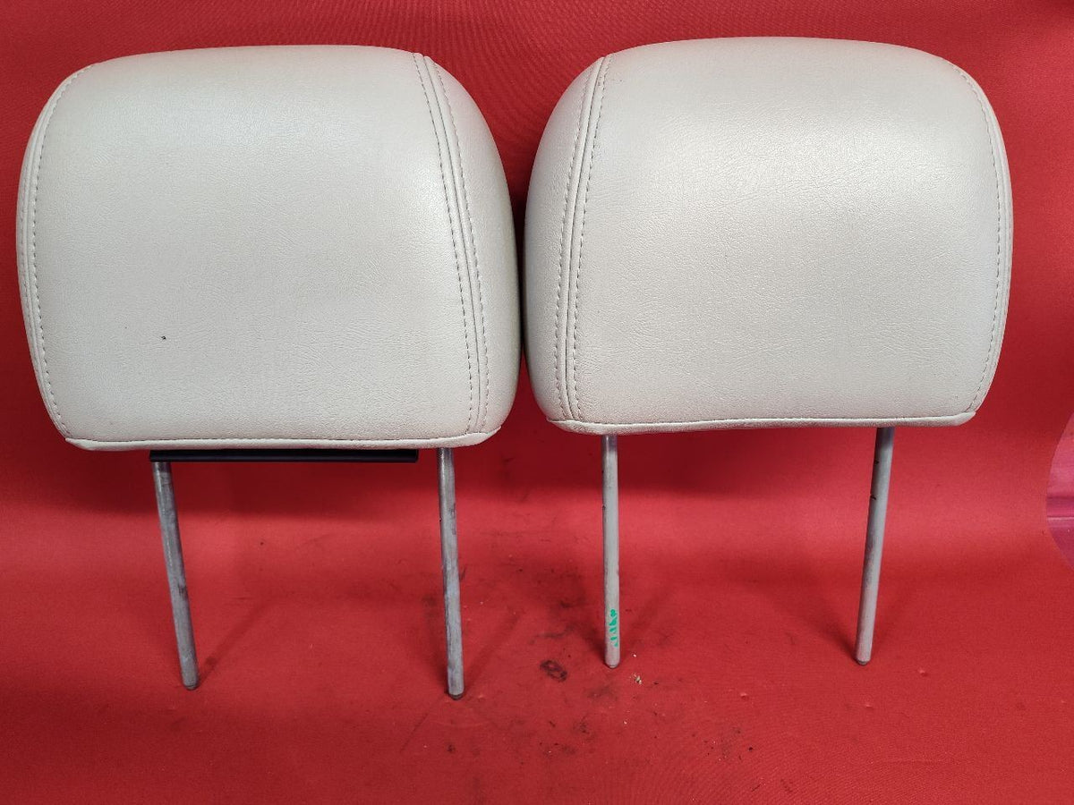2003-2007 Chevrolet Chevy Cadillac GMC FRONT Headrest Set Leather Beige