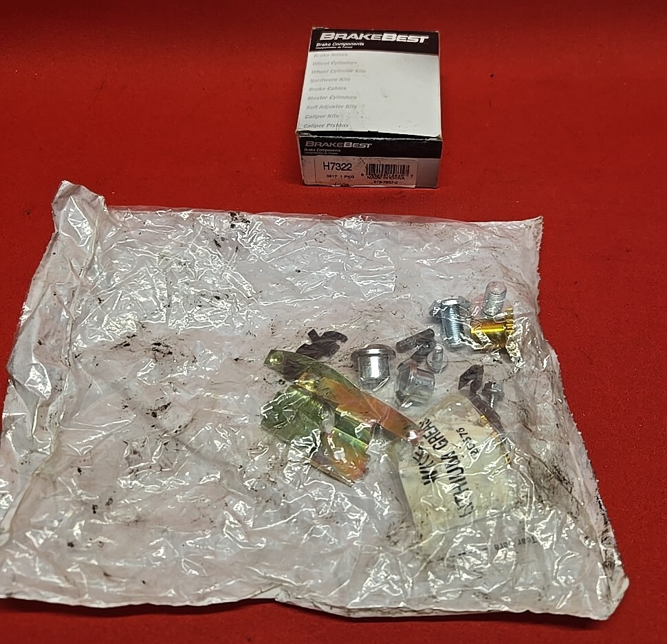 BrakeBest Drum Brake Hardware Kit w/ Lithium Grease H7322 for Chevy Cadillac GMC