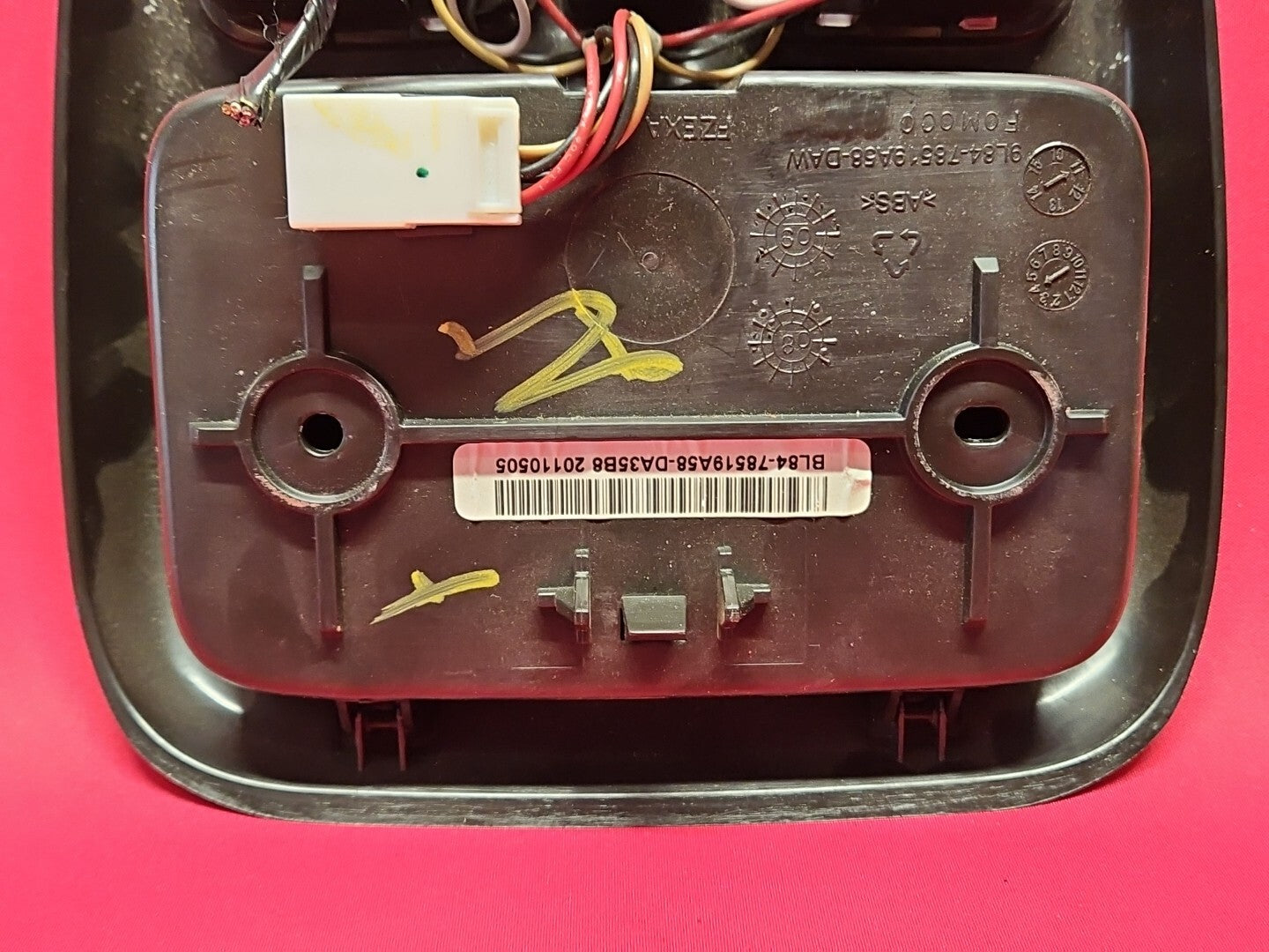 2012 Ford Escape Map Overhead Console BL84-78519A58-DA