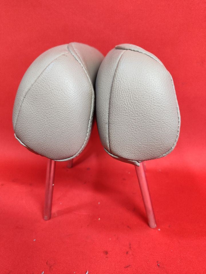2000-2004 Toyota Tundra REAR Left Right Seat Headrest Set Medium Oak Leather
