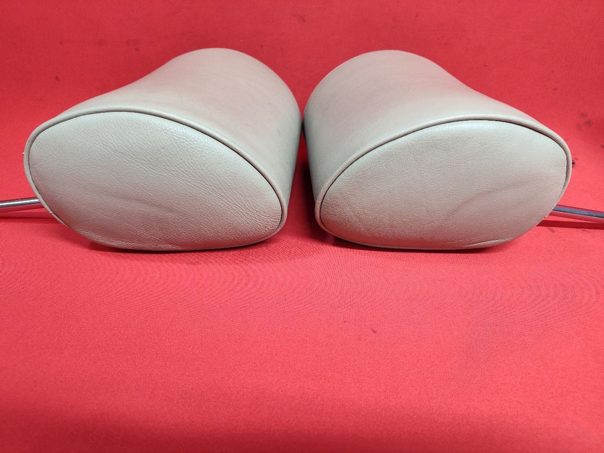 2002-2005 Lexus GS300 GS430 Rear Bench Seat Headrest Set w/ Leather IVORY