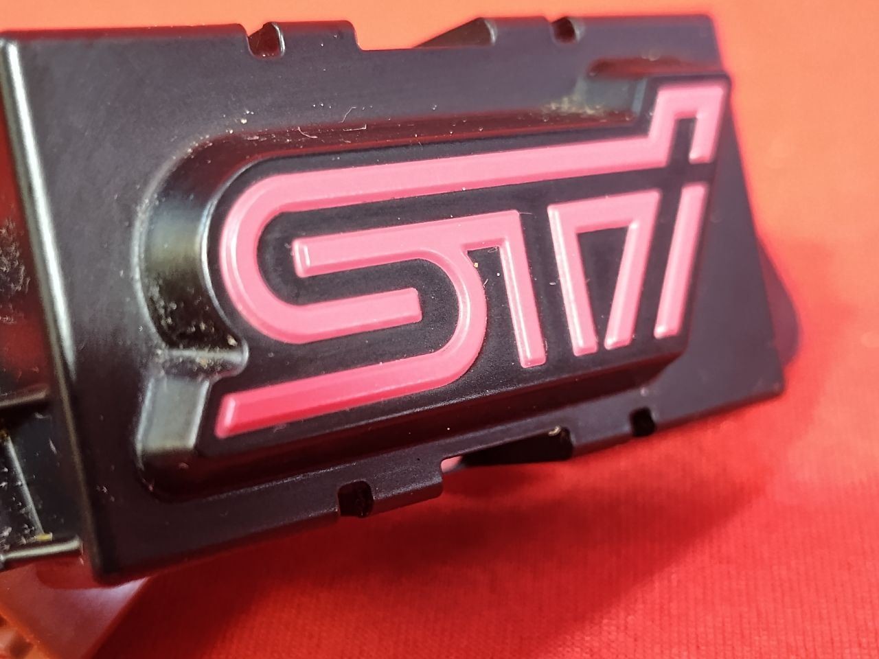 2015-2017 Subaru WRX STI Manual Transmission Shifter Cover Plate Light Up Emblem