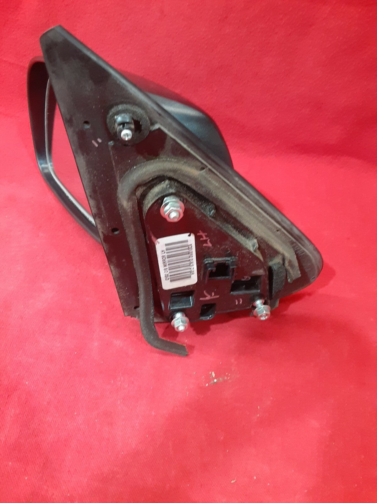 2007 - 2012 Hyundai Santa Fe LEFT DRIVER Black Side Mirror Assembly 87610-0W010