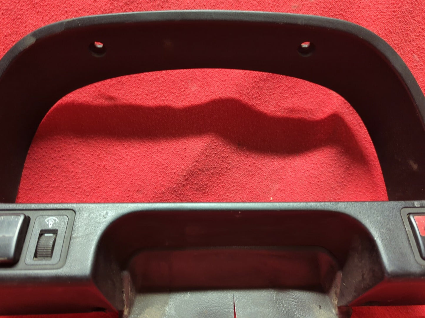1990 1991 Honda Civic 4 Door Sedan - Instrument Cluster Bezel - W/ Switches