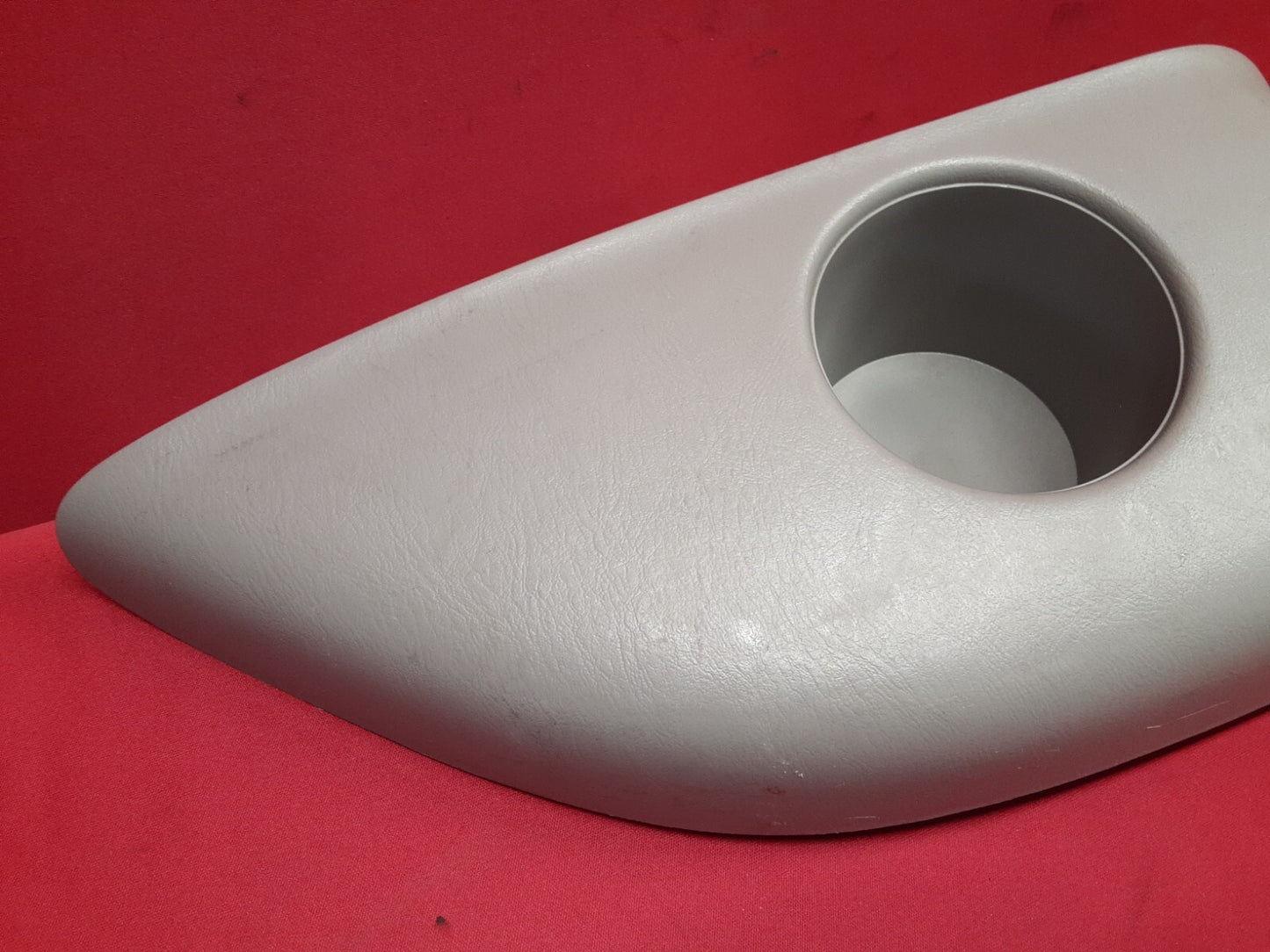 2003 - 2007 Toyota Highlander LEFT REAR Hatch Deck Cup Holder Cover Trim Grey