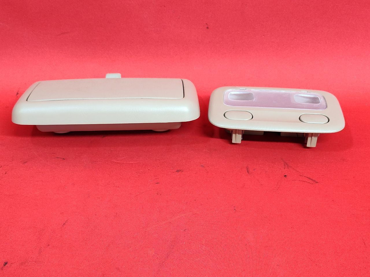 2000 2001 Nissan Maxima Roof Map Sunglass Console Dome Light SET Beige