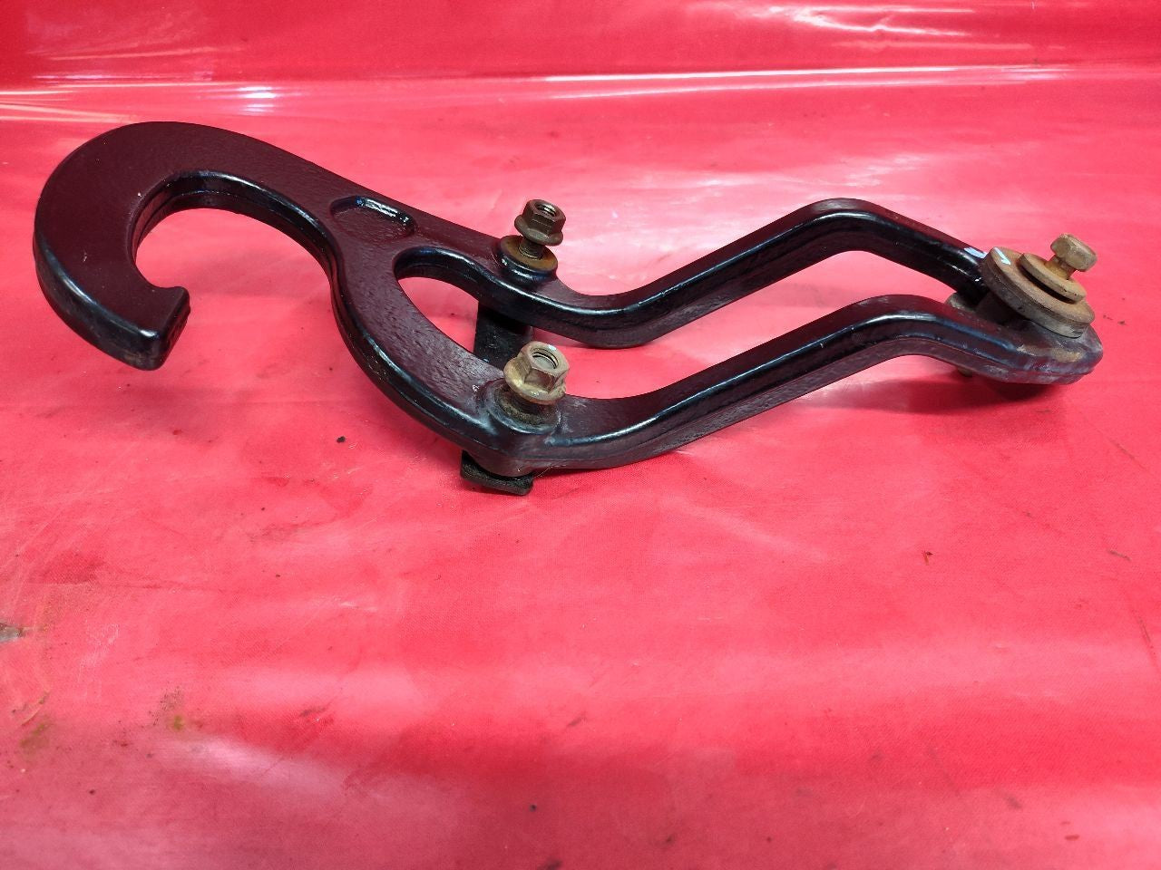 2009-2024 Dodge Ram 1500 Front Bumper Recovery Tow Hook Left Right Set Black 
