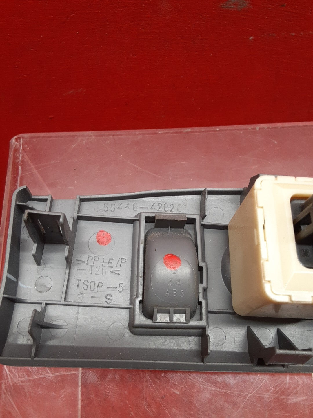 2001-2005 Toyota Rav4 Mirror Instrument Dash Switch Panel Assembly 55446-42020