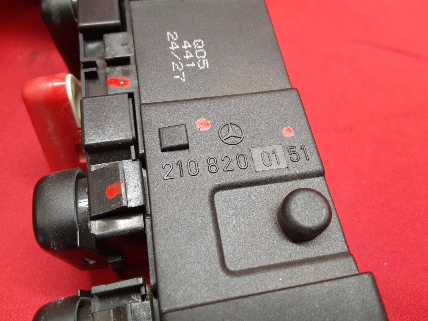 1994-2004 Mercedes-Benz Heated Seat Hazard Lock Switch Control Panel 2108200151