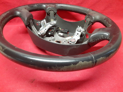 2000 2001 2002 2003 2004 2005 Subaru Steering Wheel Black Leather w/ Cruise