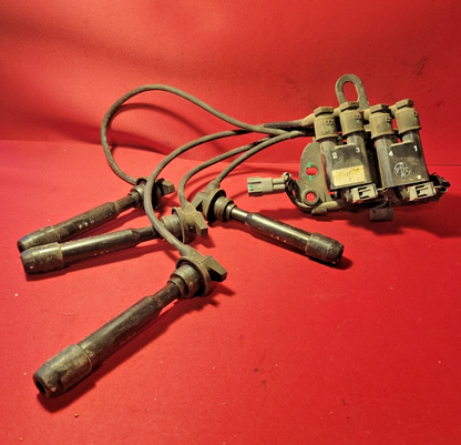 2007 - 2011 Kia Soul Spectra Sportage Ignition Coils w/ Spark Wires 27301-23900