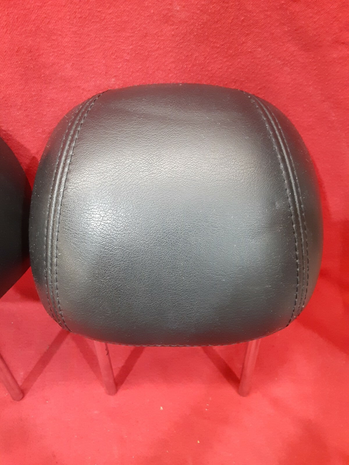 2004 - 2008 Nissan Maxima Leather Front Left Right Headrest Set Black