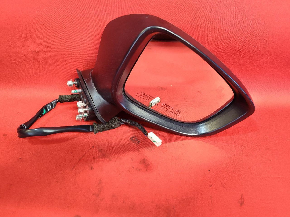 2014-2016 Mazda3 RIGHT PASSENGER Door Mirror Heat Blind Turn JAPAN 41V Soul Red
