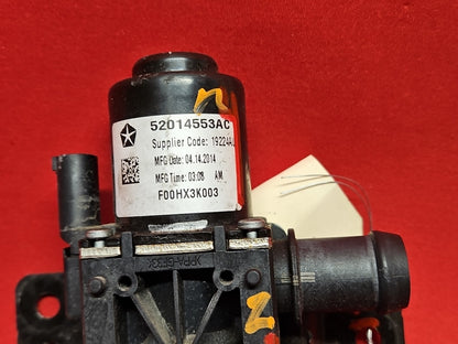 2015 Fiat 500e EV Electric 3-Way Coolant Water Pump Valve 52014553AC - 52k MILES