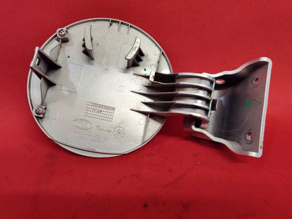 2010-2013 Kia Soul Fuel Filler Door Lid 3D Bright Silver Metallic - Grade A