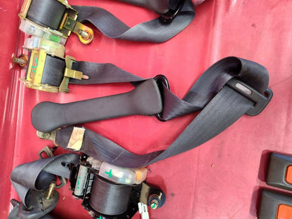 1994 1995 Toyota 4Runner Front / Rear Seat Belt Buckle FULL SET Color Charcoal