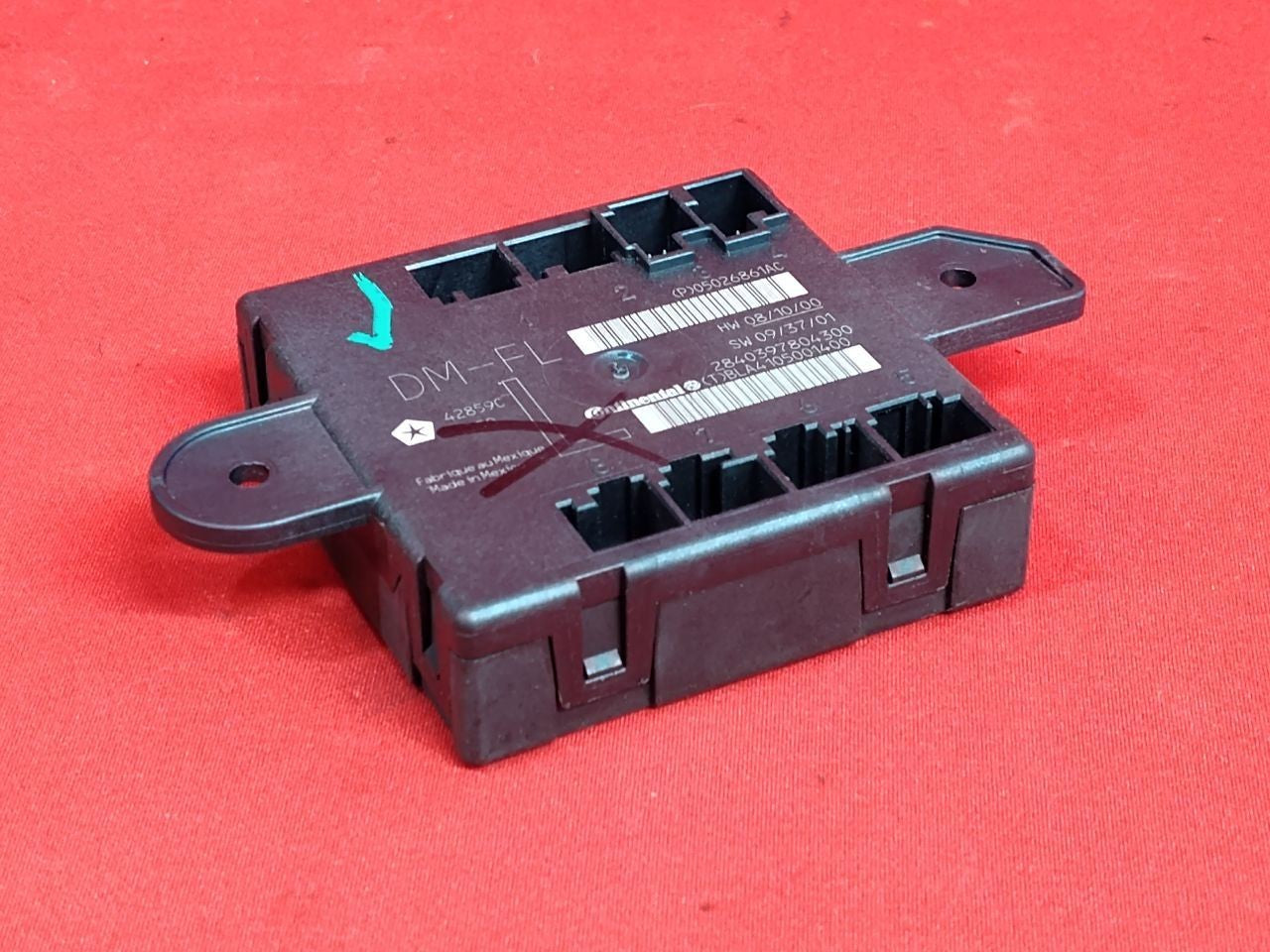 2007-2020 Chrysler Dodge Jeep FRONT LEFT DRIVER Door Control Module 05026861AC