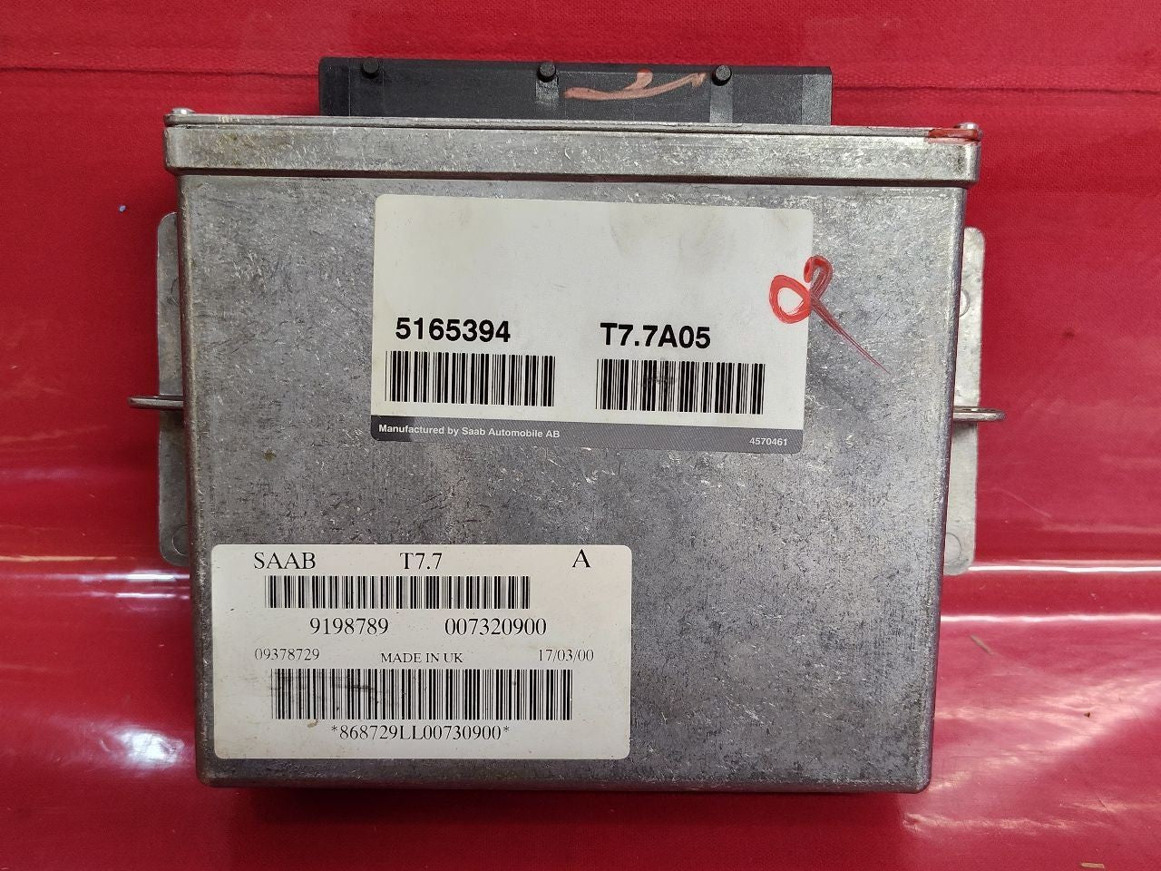 1999 Saab 9-5 3.0L V6 Engine Control Module Trionic ECM ECU 5165394 / 9198789