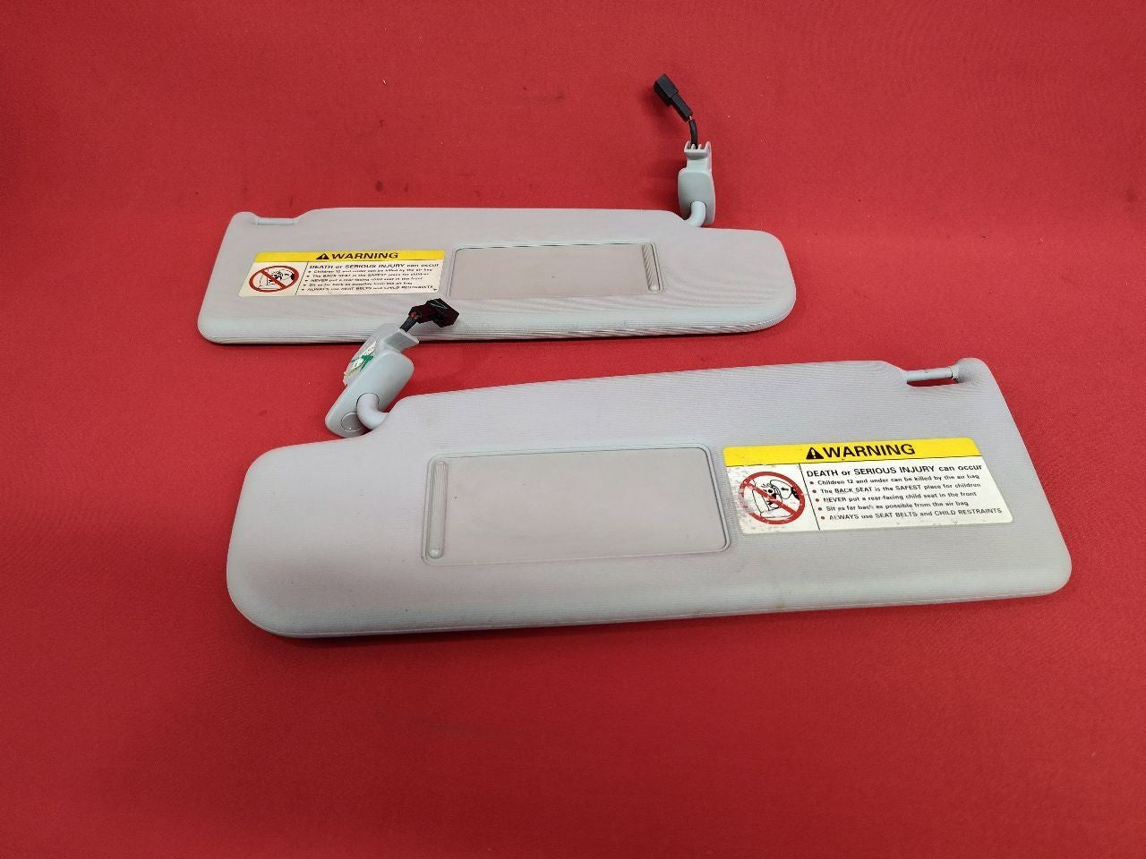 2000-2006 VW Volkswagen Passat Jetta Golf Sun Visor Shade SET Pearl Grey