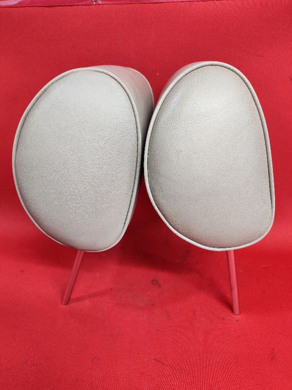 2002-2005 Lexus GS300 GS430 Front Seat Left Right Headrest Set w/ Leather IVORY