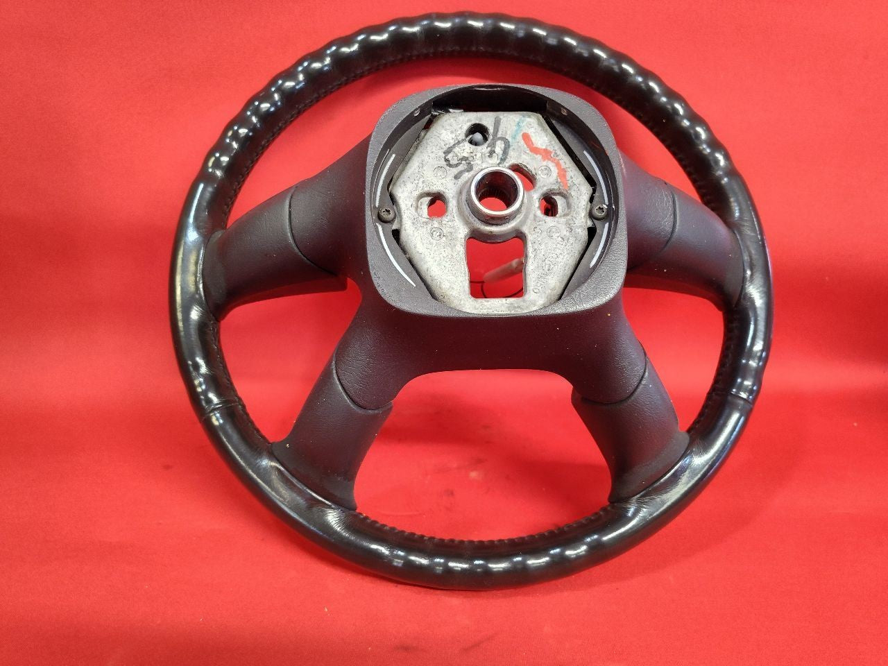 2003-2009 Chevrolet GMC Cadillac Hummer Steering Wheel Black Leather w/ Switches