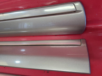 2000-2004 Chevy Suburban Front Rear Door Moulding Trim SET 382E Pewter Metallic