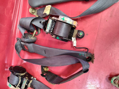 1994 1995 Toyota 4Runner Front / Rear Seat Belt Buckle FULL SET Color Charcoal