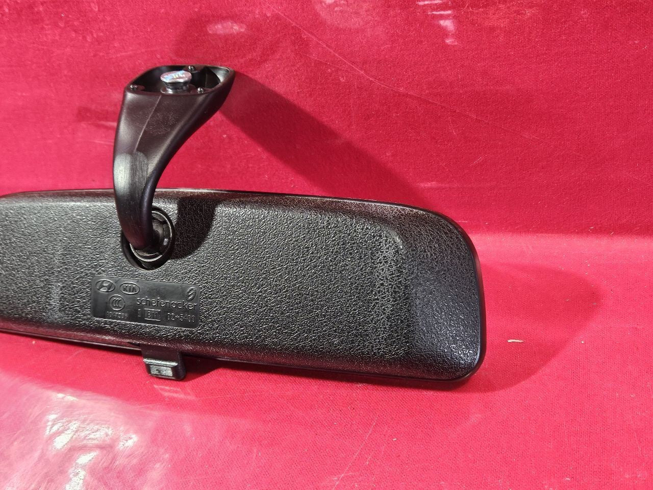 1999-2011 Hyundai Accent Basic Manual Adjust Interior Rearview Mirror Black