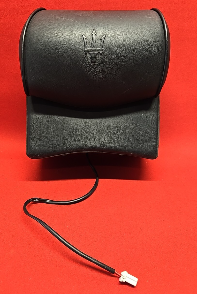 2003 - 2007 Maserati Quattroporte REAR CENTER Headrest Black Leather 981421700