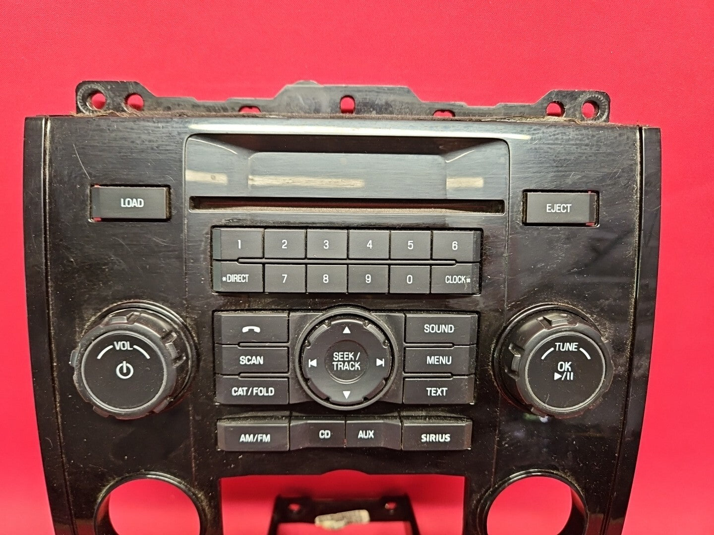 2012 Ford Escape Radio AM/FM/CD Radio Unit Face Bezel Control 9L8T-18A802-BB