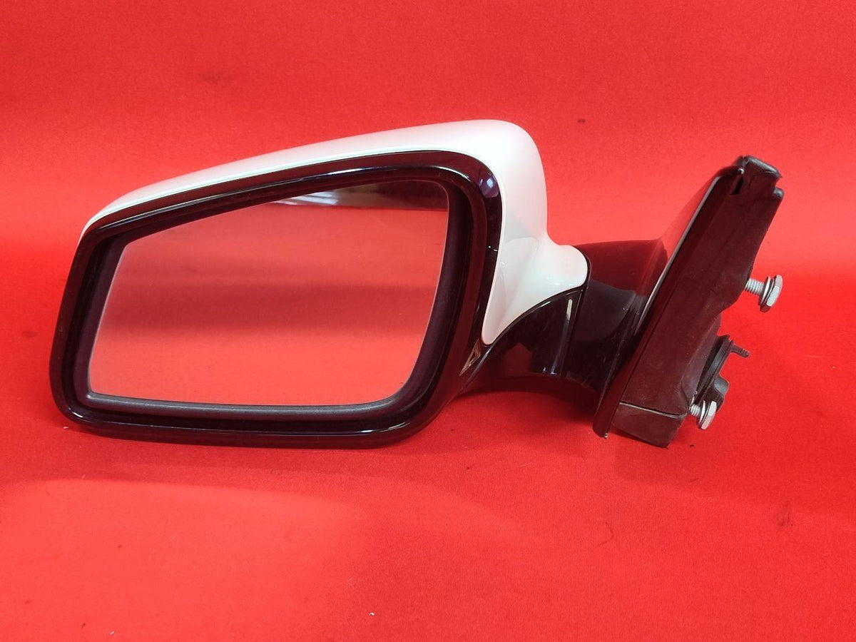 2011-2013 BMW 528i 535i 550i Left Driver Door Wing Mirror 300 Alpine White