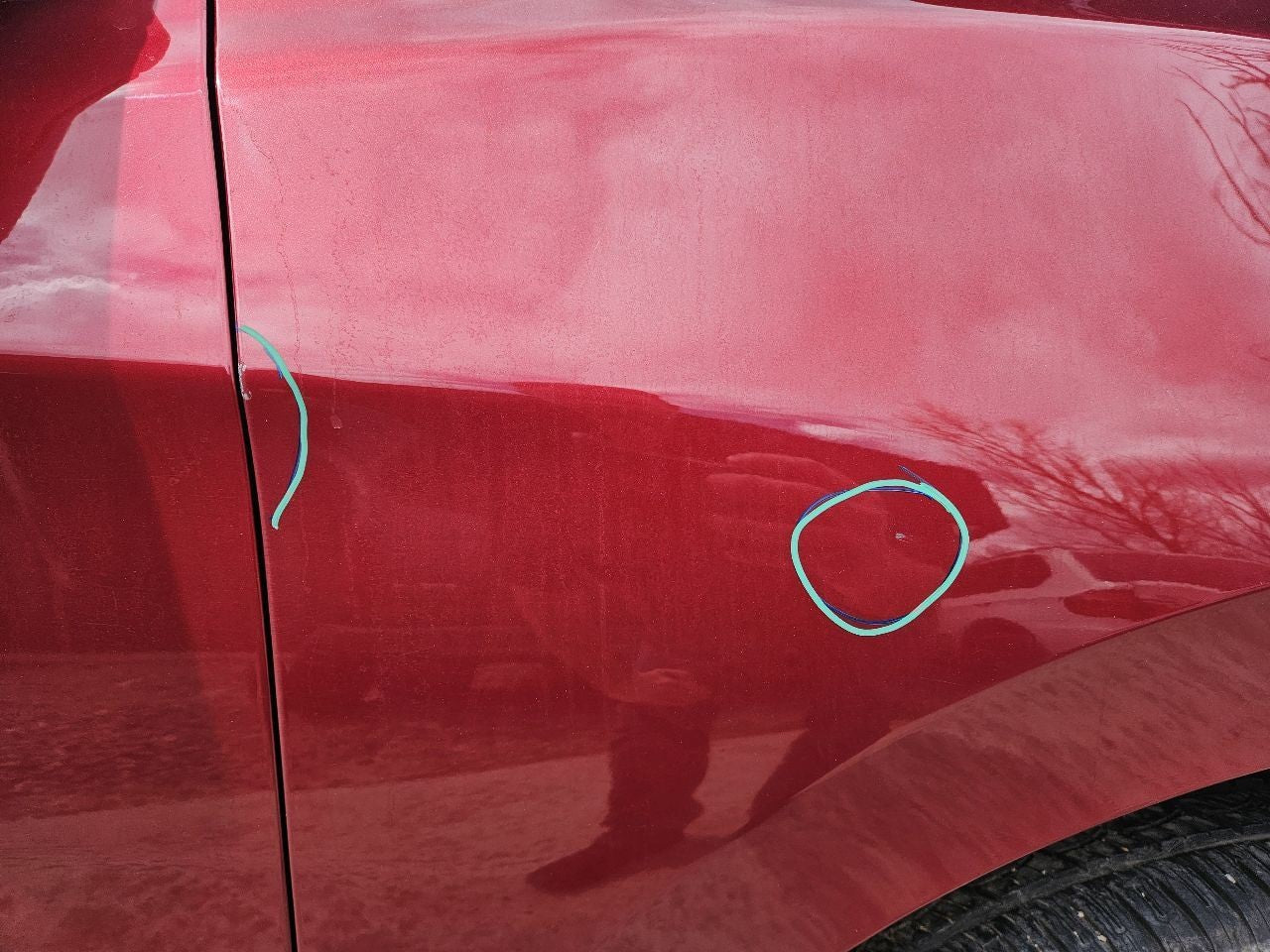 2018-2024 Chevy Equinox RIGHT PASSENGER Fender 434B Glory Red - Grade B