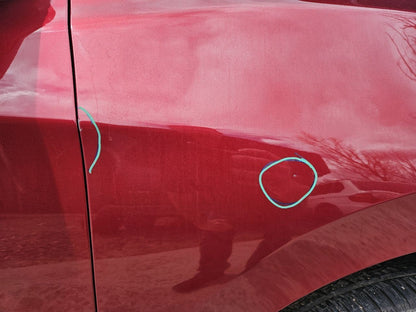 2018-2024 Chevy Equinox RIGHT PASSENGER Fender 434B Glory Red - Grade B